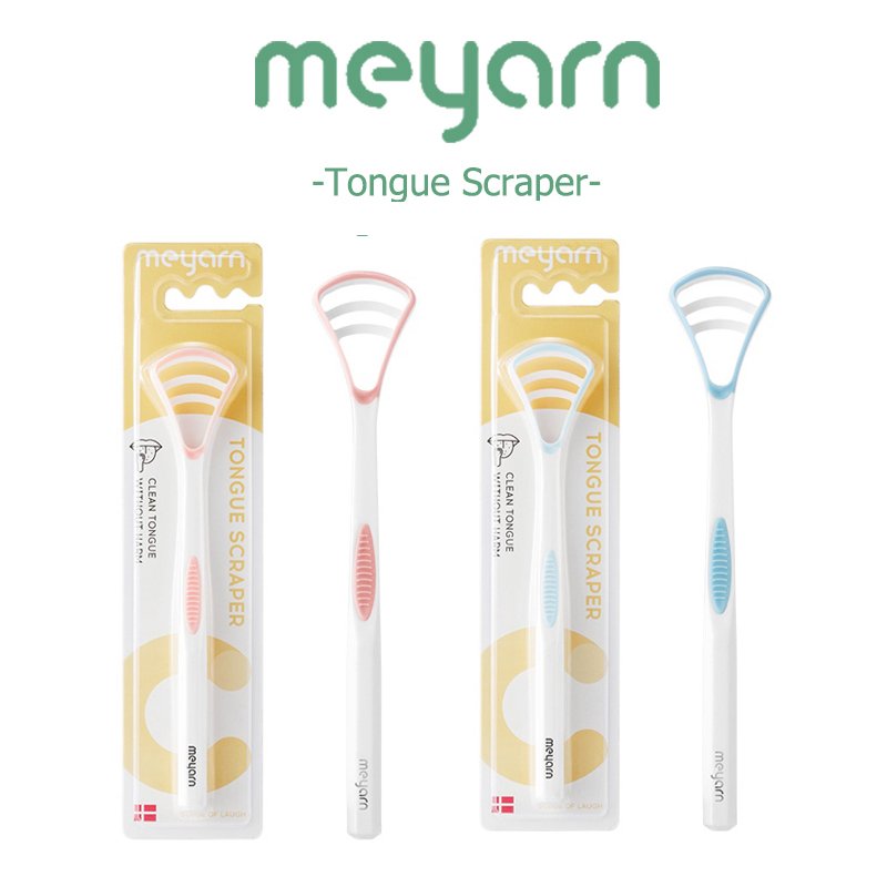 MEYARN ที่แปรงลิ้น แปรงทำความสะอาดลิ้นเพื่อลดกลื่นในช่องปาก