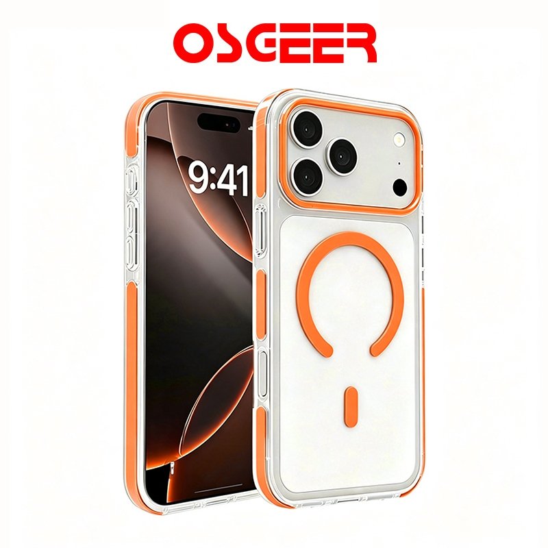OSGEER สำหรับ iPhone 18 Pro Max 17 16 15 14 13 12 เคสโทรศัพท์วัสดุ PC แข็ง กันกระแทก ต้านรอยขีดข่วน บางเบา รูช่องเจาะที่แม่นยำ เหมาะสำหรับนักเรียน พนักงานออฟฟิศ ท่องเที่ยวระยะสั้น ตั้งแคมป์ มีหลายสีให้เลือก พร้อมส่ง