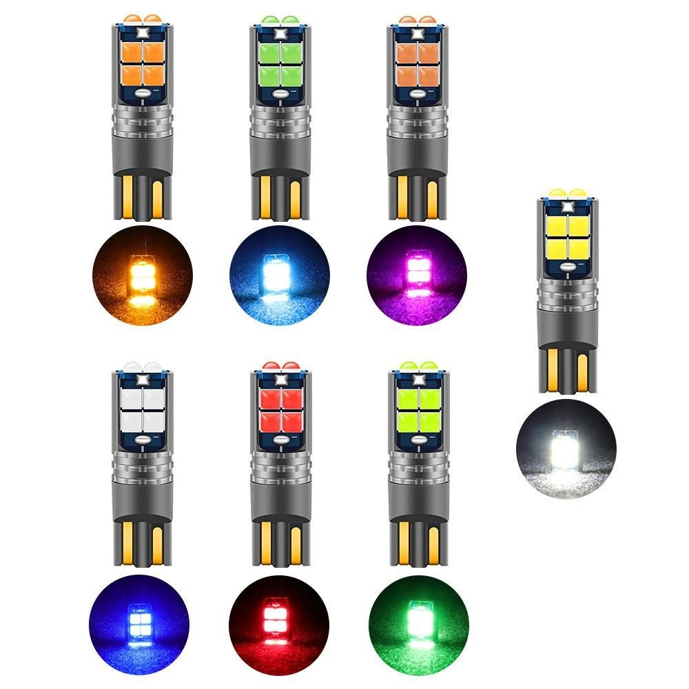 1คู่ ไฟหรี่ 10LEDชิปนูน ระบบแคนบัส T10 ไฟ 9V-30V (1คู่)