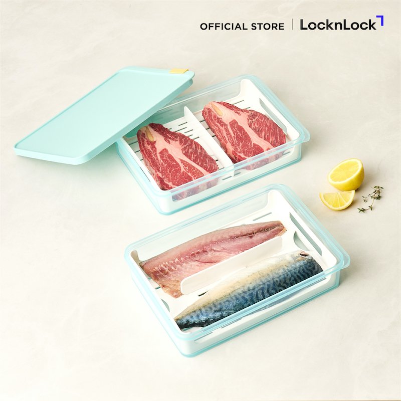LocknLock กล่องถนอมอาหารพลาสติก ความจุ 450 ml. - 3500 ml. รุ่น FREEZER FIT