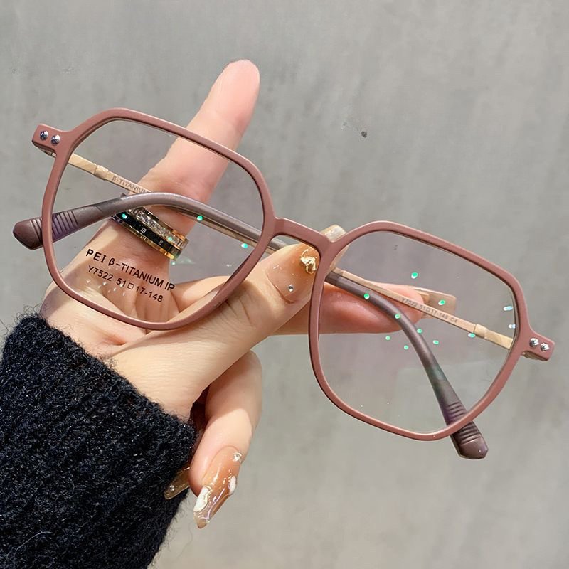 👓พา(+0~+400) แว่นสายตายาว 👓 อ่านหนังสือป้องกันแสงสีฟ้าน้ําหนักเบาเป็นพิเศษแบกแว่นตาผู้สูงอายุแว่นตาอ่านหนังสือแฟชั่นชายแล LH1707