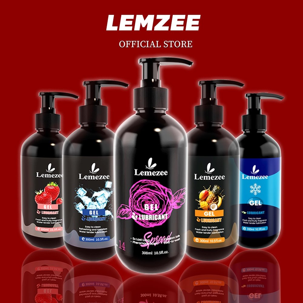 Lemezee 300MLเจลหล่อลื่น sex เป็นธรรมชาติPH5.5water basedเป็นมิตรกับผิวหนังให้ความลื่นที่ยาวนาน5รสผล