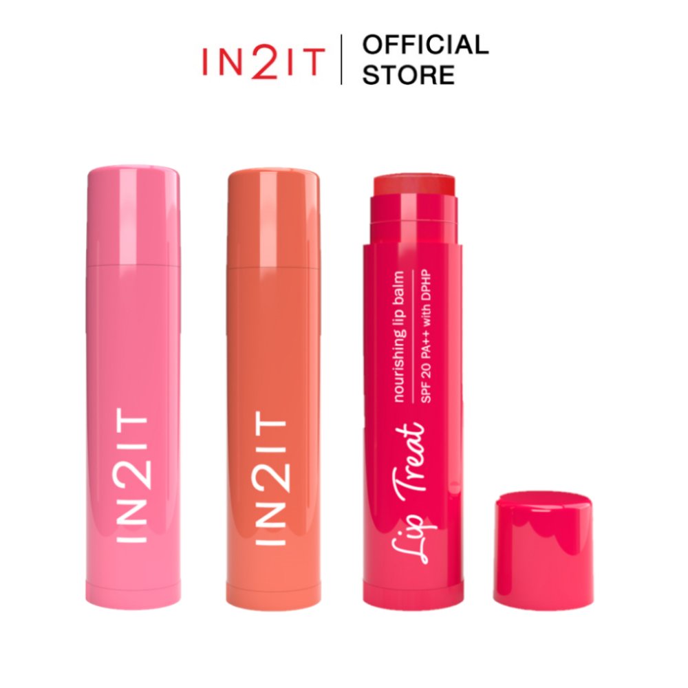 (ส่งด่วน) IN2IT LIP TREAT NOURISHING LIP BALM SPF20 PA++ ลิปบาล์ม (LT)