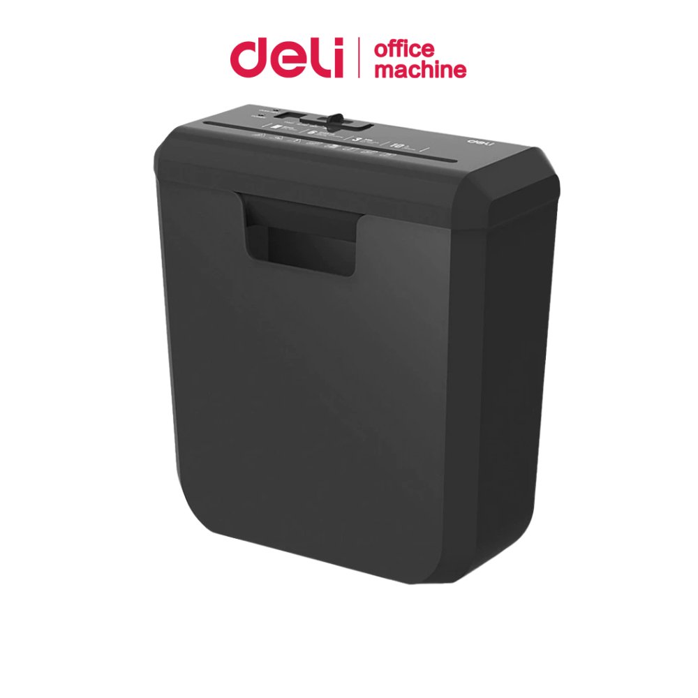 Deli เครื่องทำลายเอกสาร 10L เครื่องย่อยกระดาษ Auto ไม่ต้องแกะแม็ก ย่อยละเอียด 6mm Paper Shredder