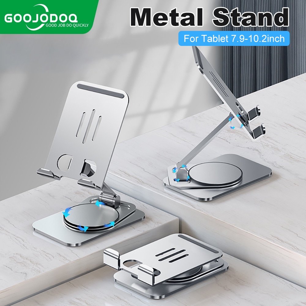 GOOJODOQ Ultra Thin Metal Tablet Phone Stand Holder Accessories For iPad For Xiaomi Samsung