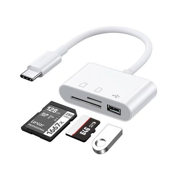 Digital มัลติฟังก์ชั่น อะแดปเตอร์ OTG สามในหนึ่งเดียว Type-c -micro โทรศัพท์มือถือ การ์ดหน่วยความจ2.0 USB+SD/TF
