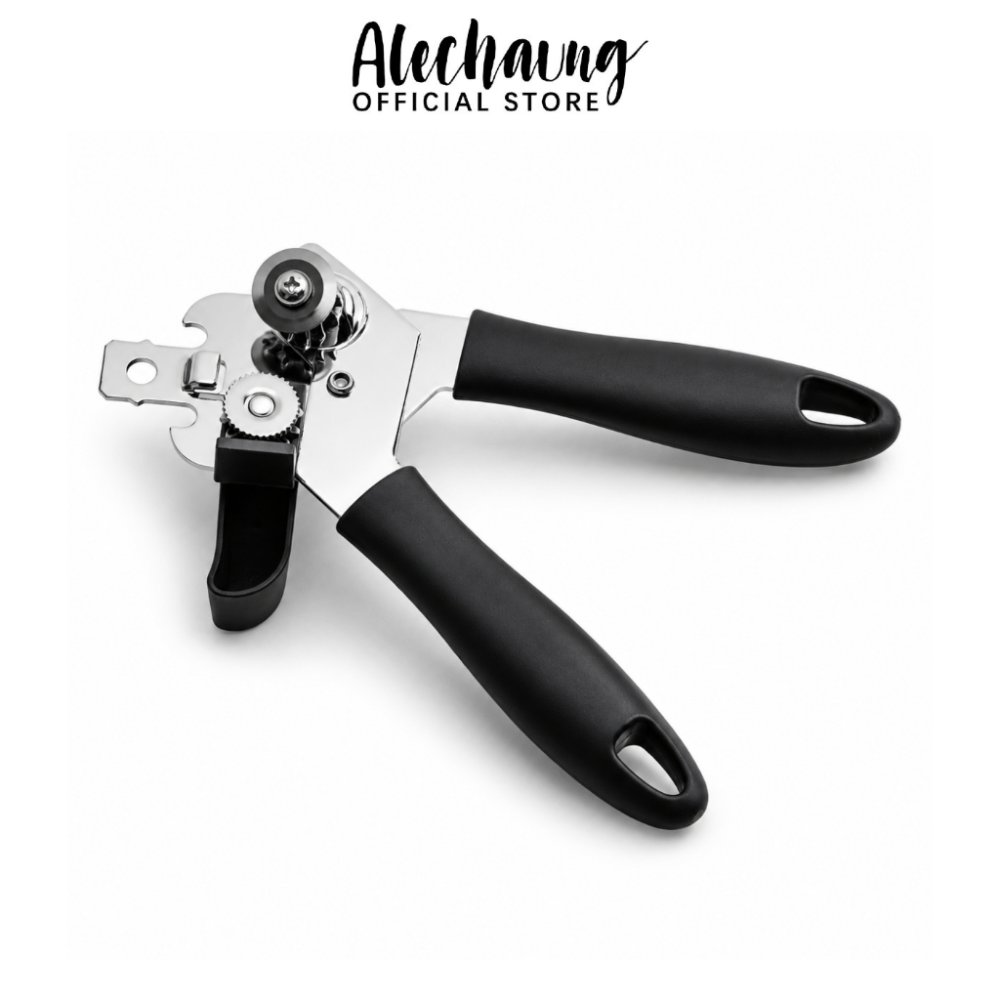 Alechaung ที่เปิดกระป๋อง 3 in 1 ที่เปิดกระป๋องนม Can Opener เปิดง่าย ไม่เจ็บมือ น้ำหนักเบา ไม่ทำให้ฝากระป๋องเสียรูป