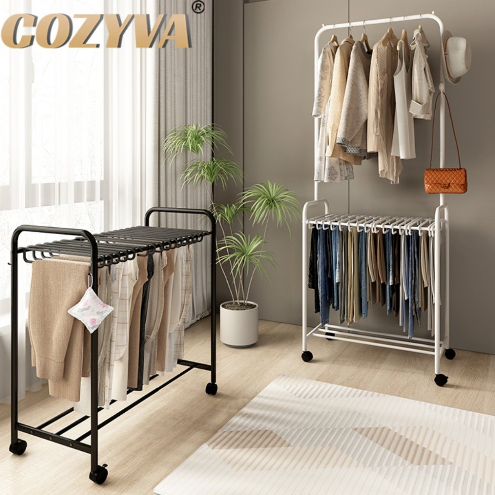 COZYVA ราวแขวนกางเกง ราวปรับระดับ ที่แขวนอัพเกรด ราวแขวนกางเกง