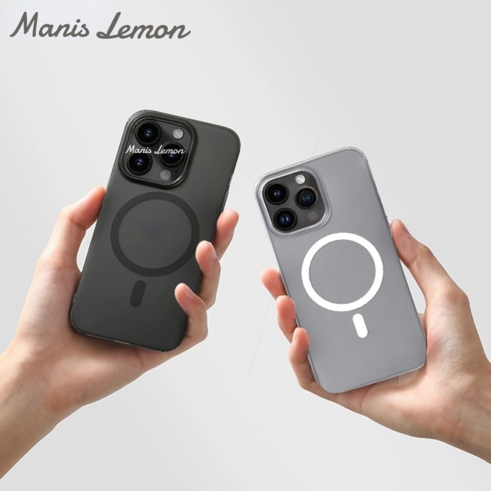 Manis Lemon Air Colors Magnetic Case for iPhone 18 17 16 15 14 13 12 Duo Pro Max Air ซองใส่โทรศัพท์ เคส สำหรับ ไอโฟน