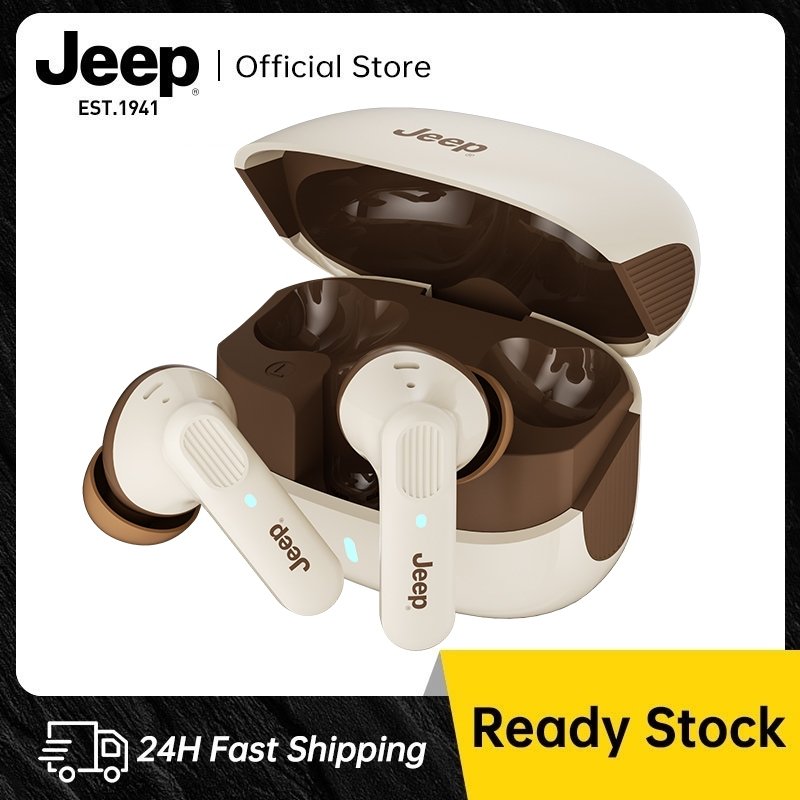 Jeep EW133 หูฟังไร้สาย Bluetooth 5.4 เสียงดี HD Calls ตัดเสียงรบกวน หูฟังบลูทูธ มี Game Mode