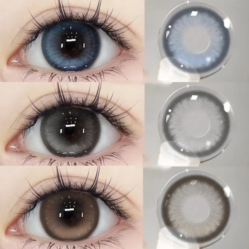 [ซื้อครบ฿99 แถมลิปสติกu💋 ] Midroo คอนแทคเลนส์ รูปแบบเกล็ดหิมะ Juliet Contact Lens ขนาด 14.2mm รายเดือน