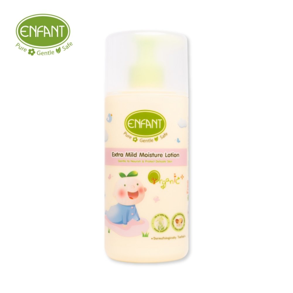 Enfant (อองฟองต์) โลชั่นทาผิวเด็ก ORGANIC EXTRA MILD MOISTURE LOTION ใช้ได้ตั้งแต่แรกเกิด