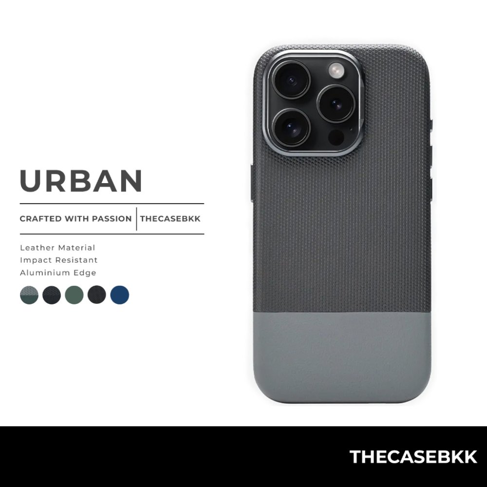 Urban Design หนัง Top Grain Leather เคสไอโฟน THECASEBKK เคสกันกระแทก iPhone Leather Case