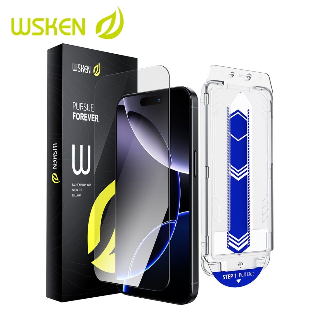 【 1 pcs】WSKEN for ไอโฟน 17promax 18ProMax iPhone Duo ฟิล์ม iPhone 16Pro ฟิล์มกันรอยกระจกนิรภัย ไม่มีขอบดำ ไอโฟน 16promax ฟิล์มกันรอยหน้าจอ HD สำหรับ iPhone 16/15/14/13/12/11 ไม่มีฟองอากาศ ติดตั้งง่าย ทนทานต่อรอยขีดข่วน