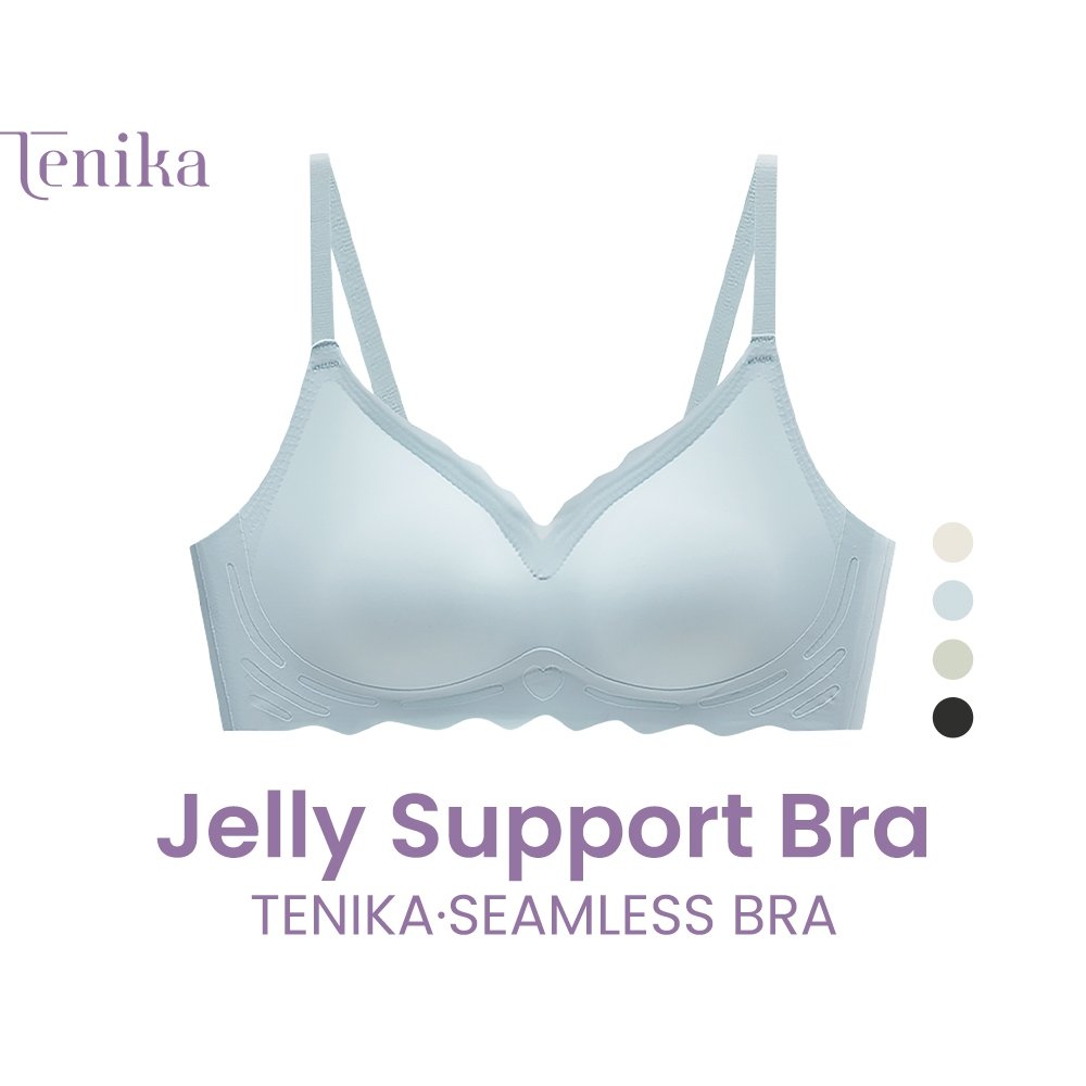 TENIKA เจลลี่บรา บราไร้ขอบ ไร้โครง ใส่สบาย เนื้อผ้านิ่ม เก็บทรงดี ไม่ปลิ้น Bar-015