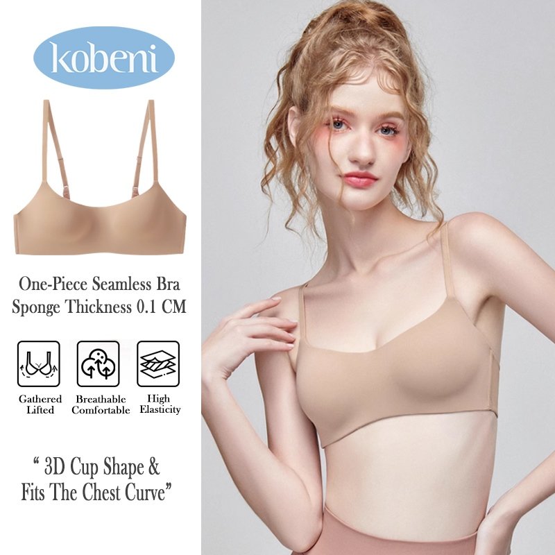 ⭐KOBENI⭐BRA บราไร้โครง บราเจลลี่ เสื้อในไร้ตะเข็บ ไม่ระคายเคืองผิว เก็บเนื้อได้ดี ไร้ขอบเรียบเนียน สวมใส่สบายสุดๆ