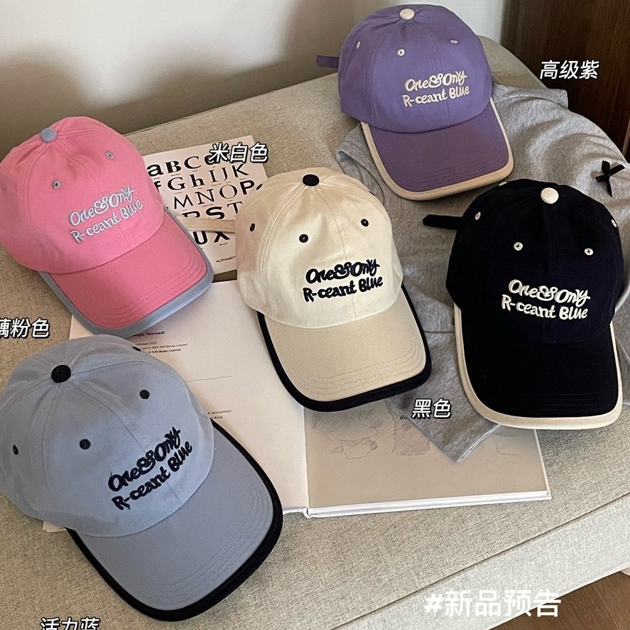 🔥พร้อมส่ง คุณภาพสูง เกาหลีปักตัวอักษรR-Ceant Blue