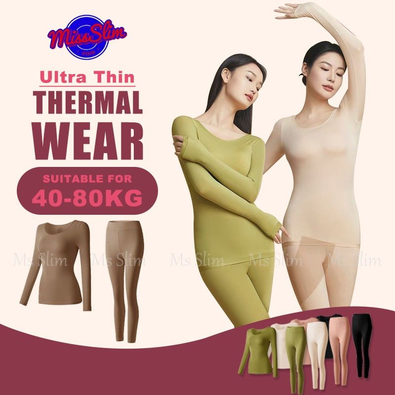 เสื้อลองจอนบาง เครื่องทำความร้อน ร้อน ชุดชั้นใน ล่องหน ชุดชุดชั้นใน ความร้อน ชั้นในท สะดวกสบาย สำหรับผู้หญิง ผู้หญิงไร้รอยต่อ ระบายความ ยืดหยุ่น เสื้อฐานผิวกายที่สวยงาม