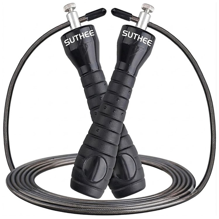 เชือกกระโดด Speed Rope เชือกกระโดดออกกำลังกาย กระโดดเชือกนักมวย ความเร็วสูง pvc น้ำหนักเบา