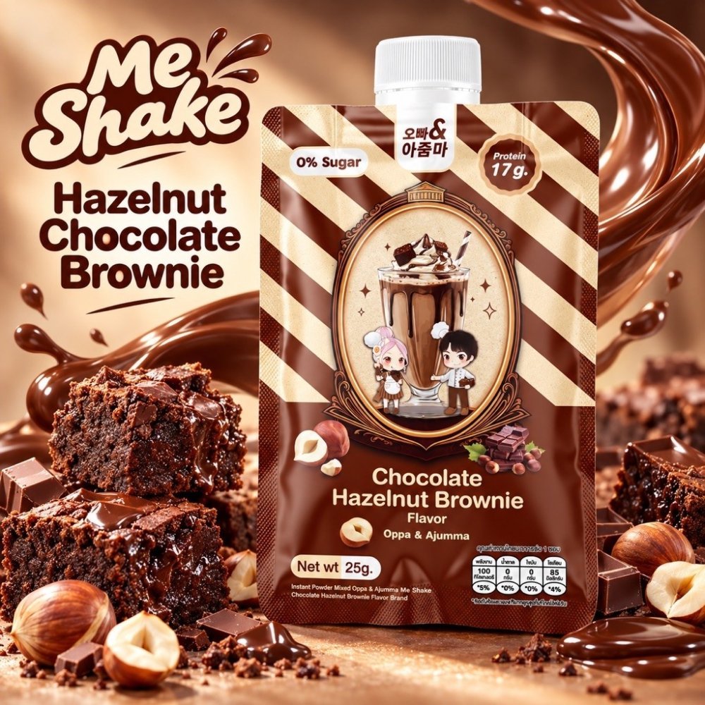 Oppa & Ajumma Me Shake เครื่องดื่มโปรตีน Plant based
