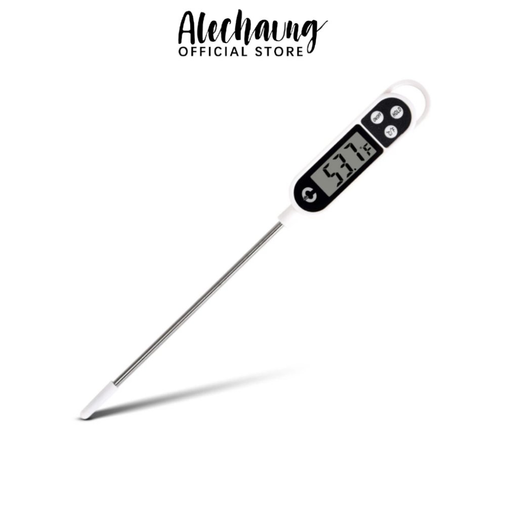 Alechaung เครื่องวัดอุณหภูมิอาหาร เนื้อสัตว์ ที่วัดอุณหภูมิอาหาร เทอร์โมมิเตอร์ thermometer แม่นยำสูง เห็นผลเร็ว
